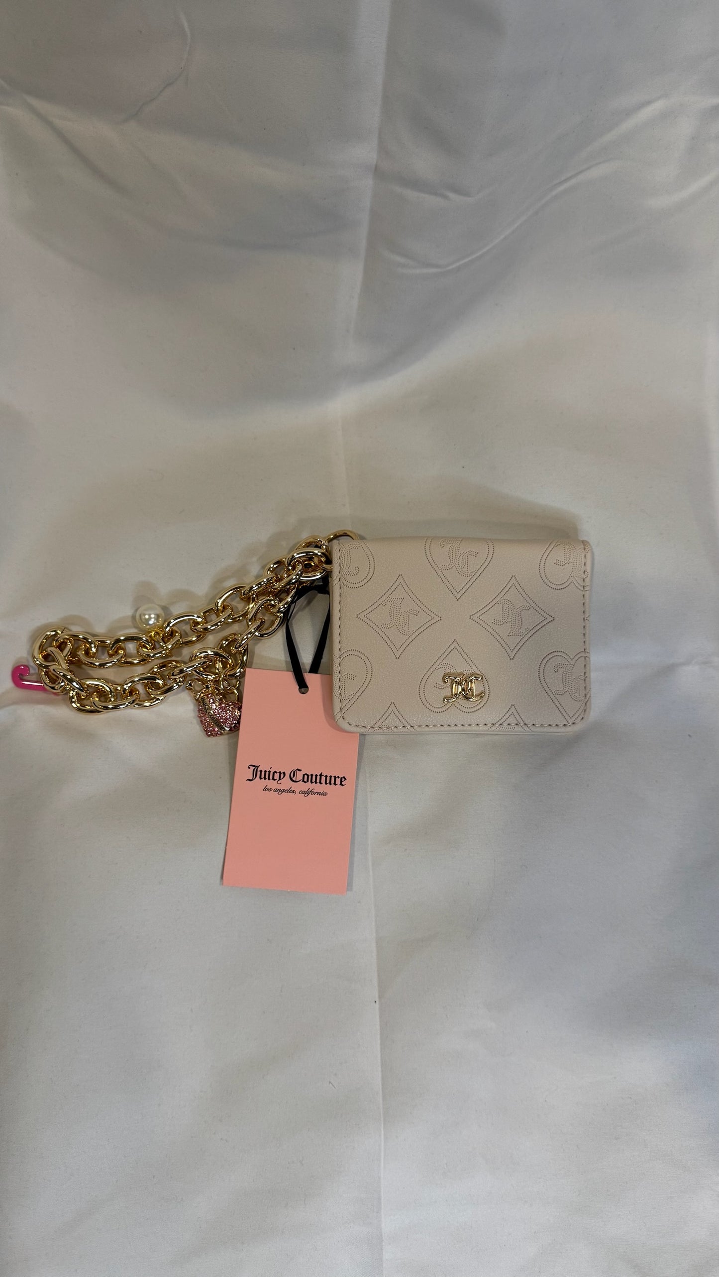 Mini bolso Juicy Couture con cadena dorada