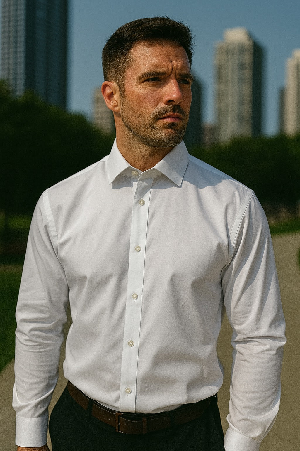 Camisa Calvin Klein Blanca Hombre