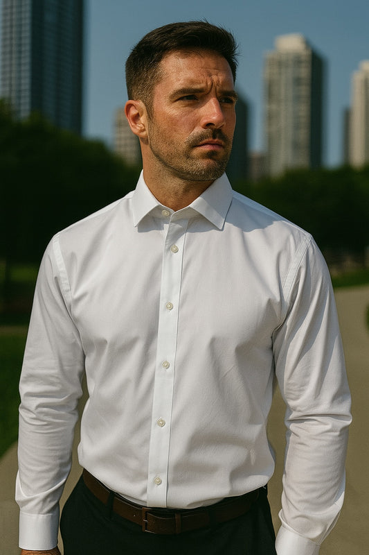 Camisa Calvin Klein Blanca Hombre