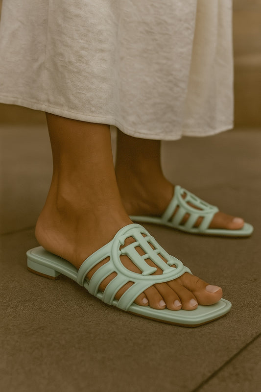 Sandalias Tipo Slide Tommy Hilfiger