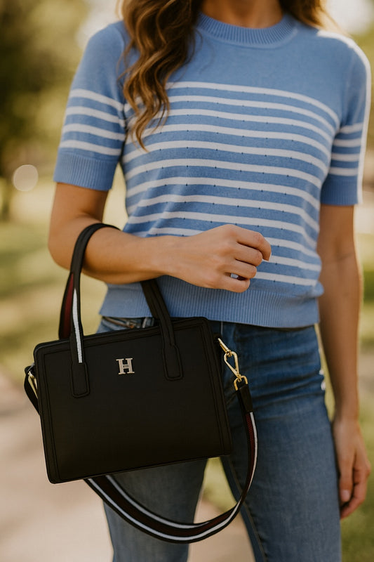 Tommy Hilfiger Structured Tote Negra