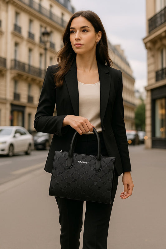 Bolso Tote Nine West con Monograma Elegante