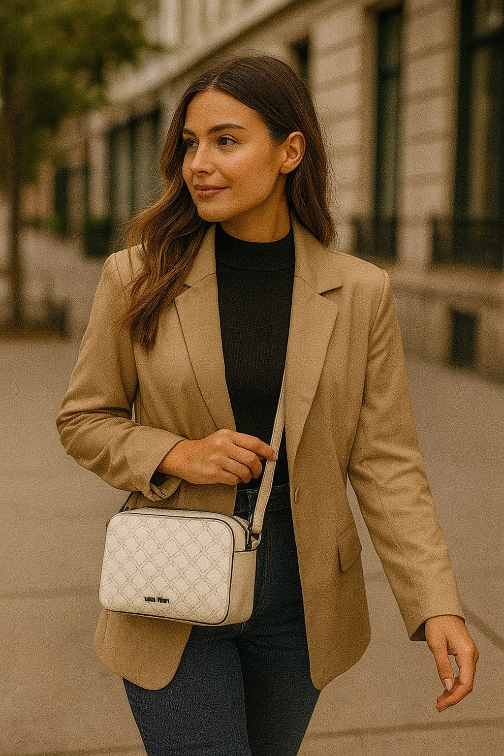 Bolso Tote Nine West con Monograma Elegante