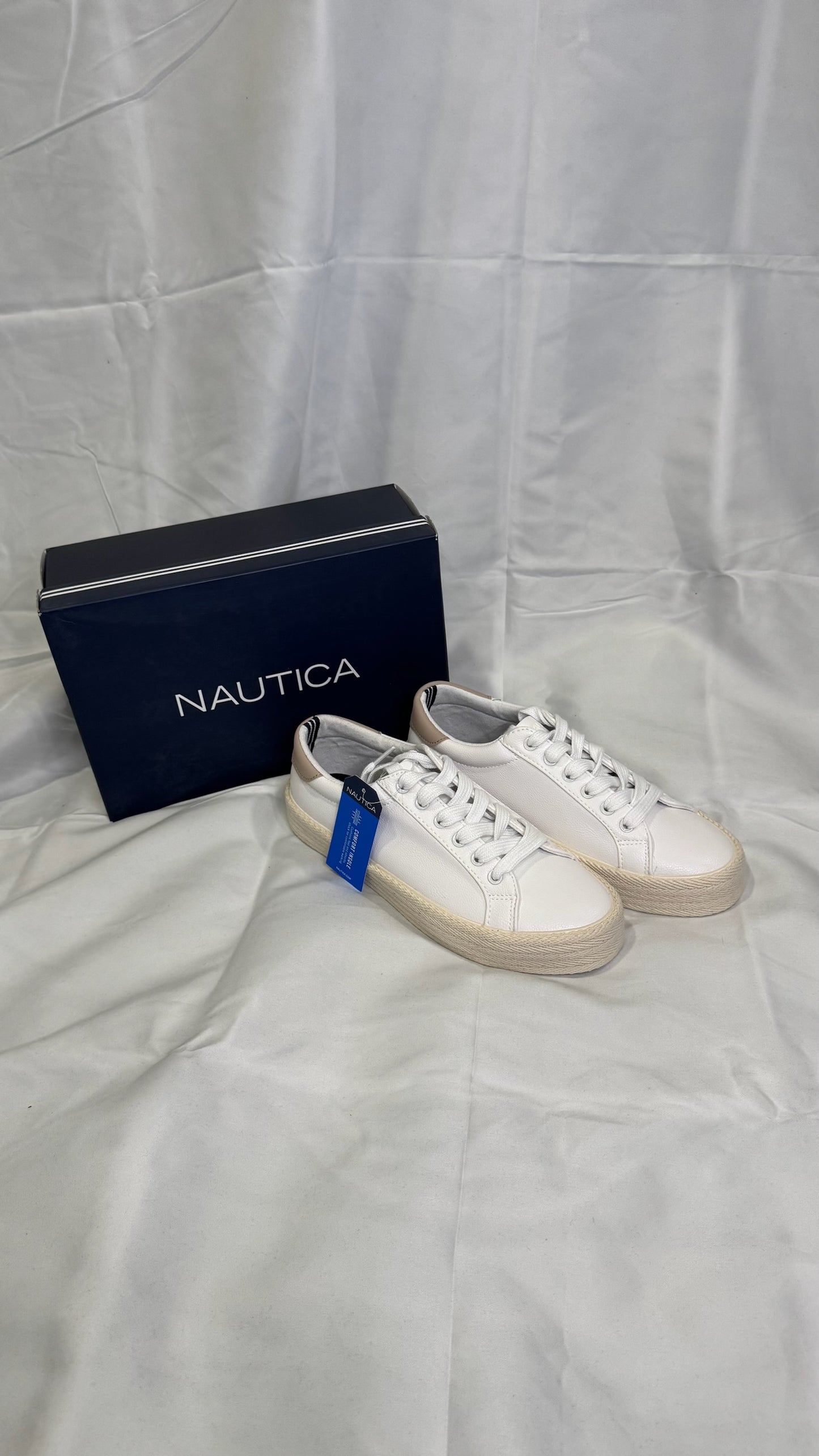 Tenis Blancos Nautica Clásicos