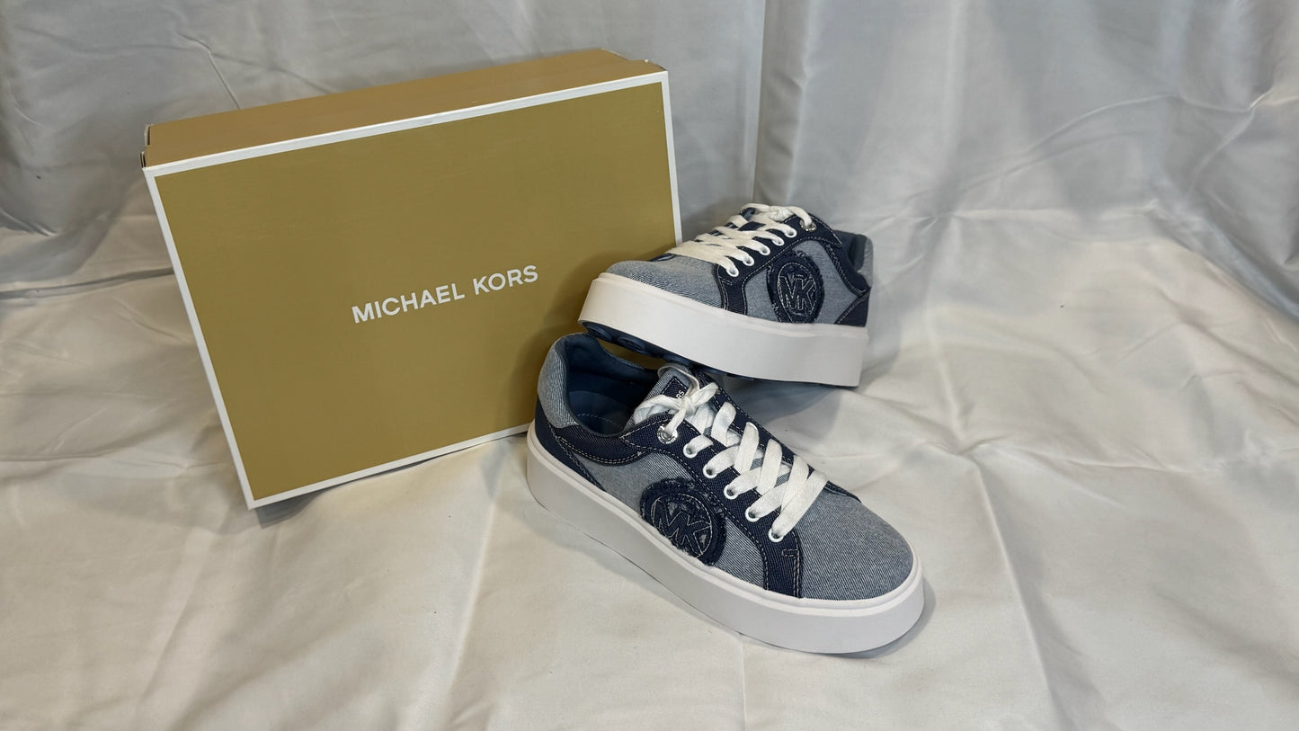 Tenis Michael Kors Keaton Denim Lace-Up