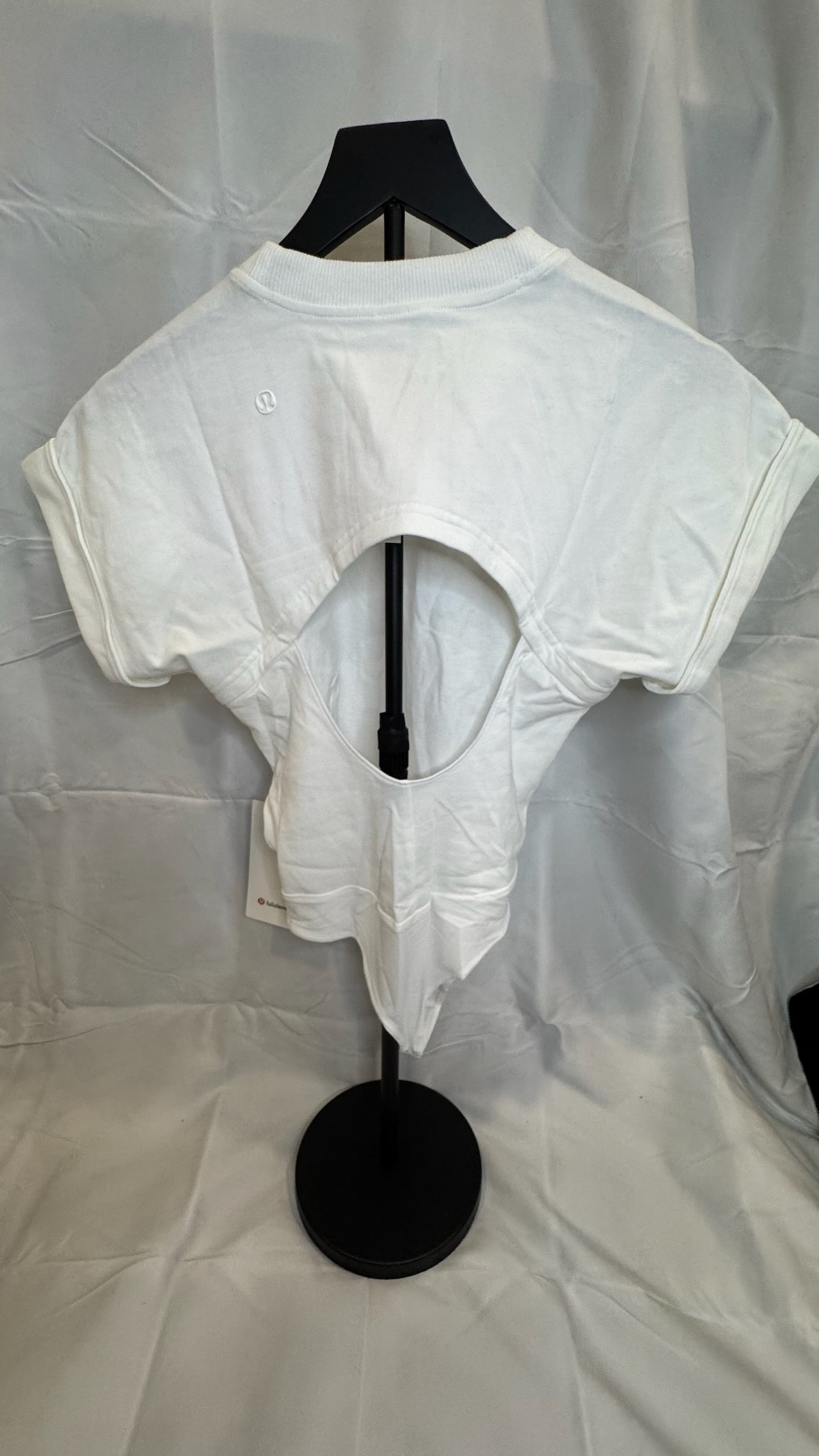 Top Deportivo Lululemon Blanco con Abertura