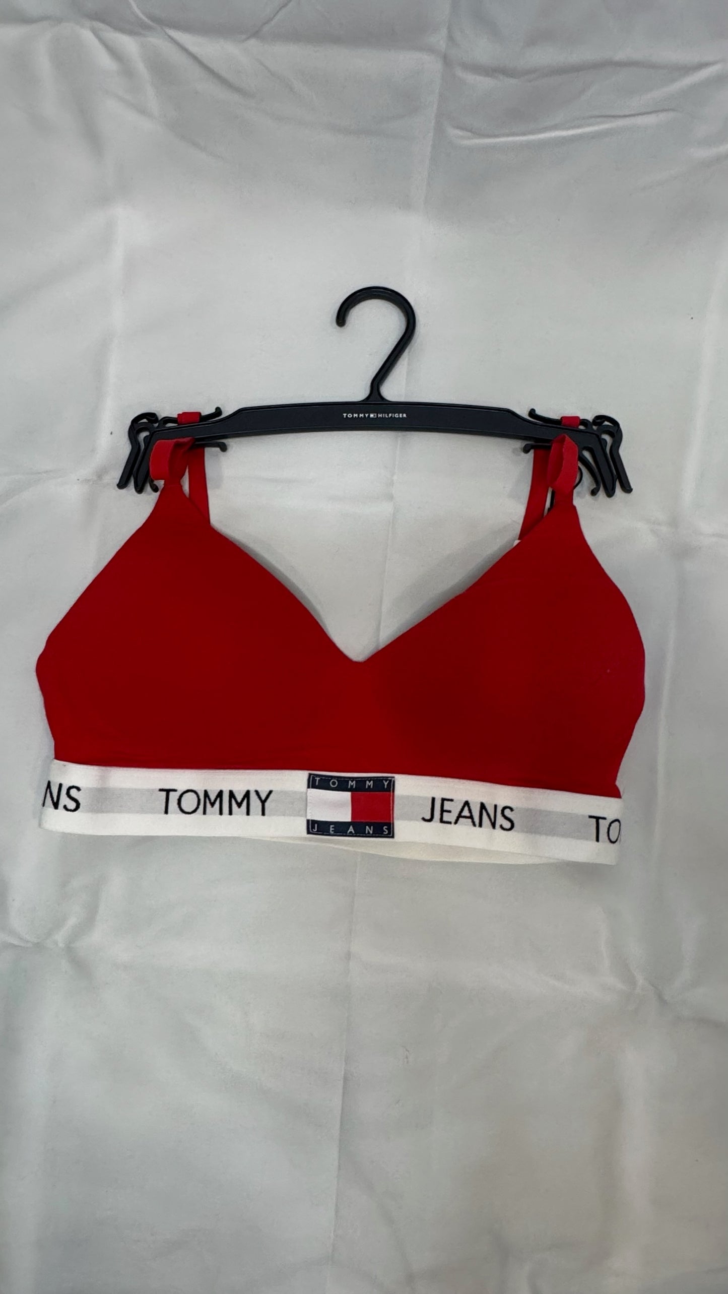 Top Tommy Jeans Bralette Rojo