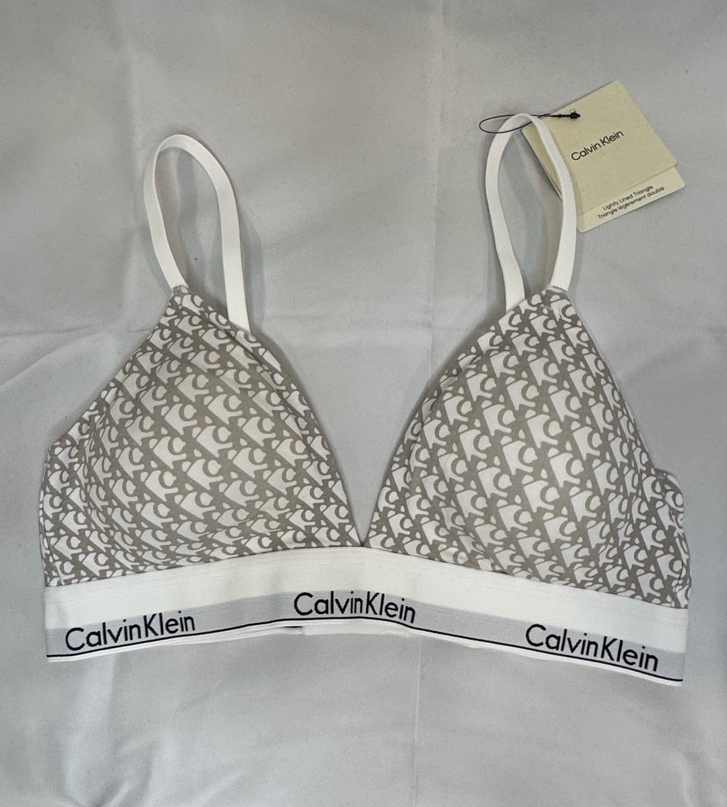Top Calvin Klein Bralette Beige